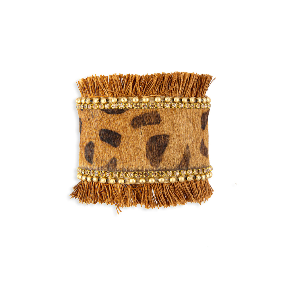 Touch of the Wild Hair-on Hide Cuff Style Bracelet - Myra USA