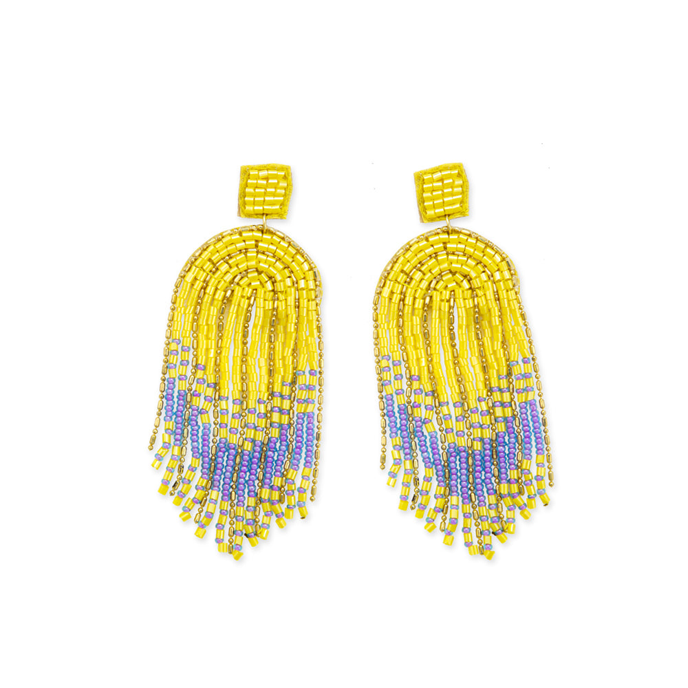 Flow of Time Beaded Earrings - Myra USA