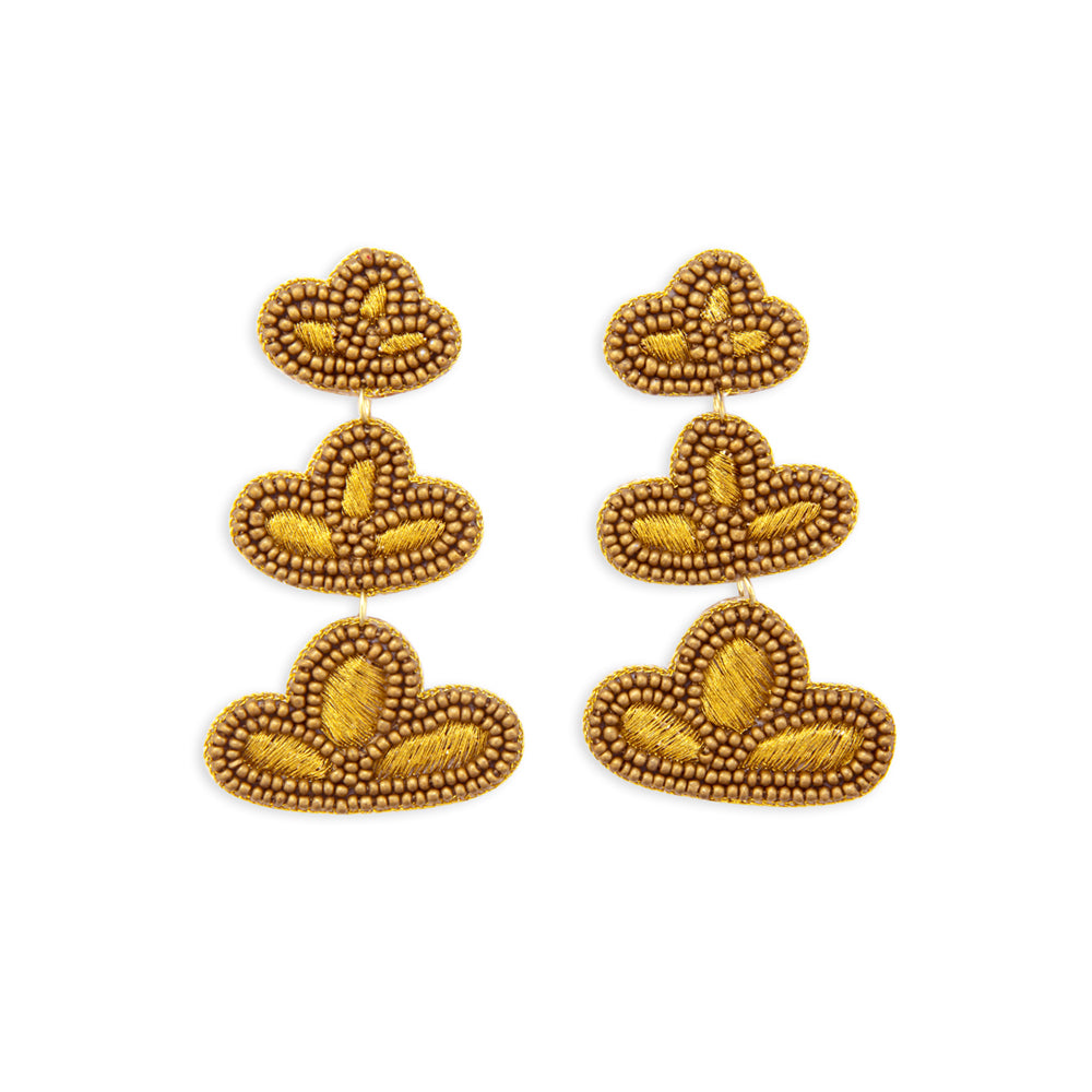 Dalia Blooms Beaded Earrings - Myra USA