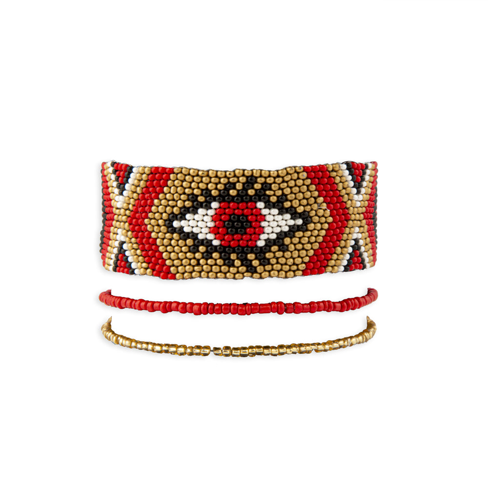 Eye in the Sky Beaded Bracelet - Myra USA