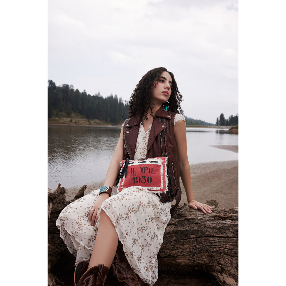 Western Vintage Crossbody Bag - Myra USA