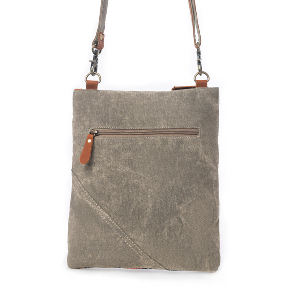 Boulangerie Floral Trim Crossbody Bag - Myra USA