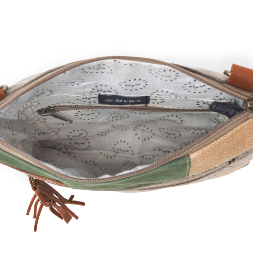 Boulangerie Floral Trim Crossbody Bag - Myra USA
