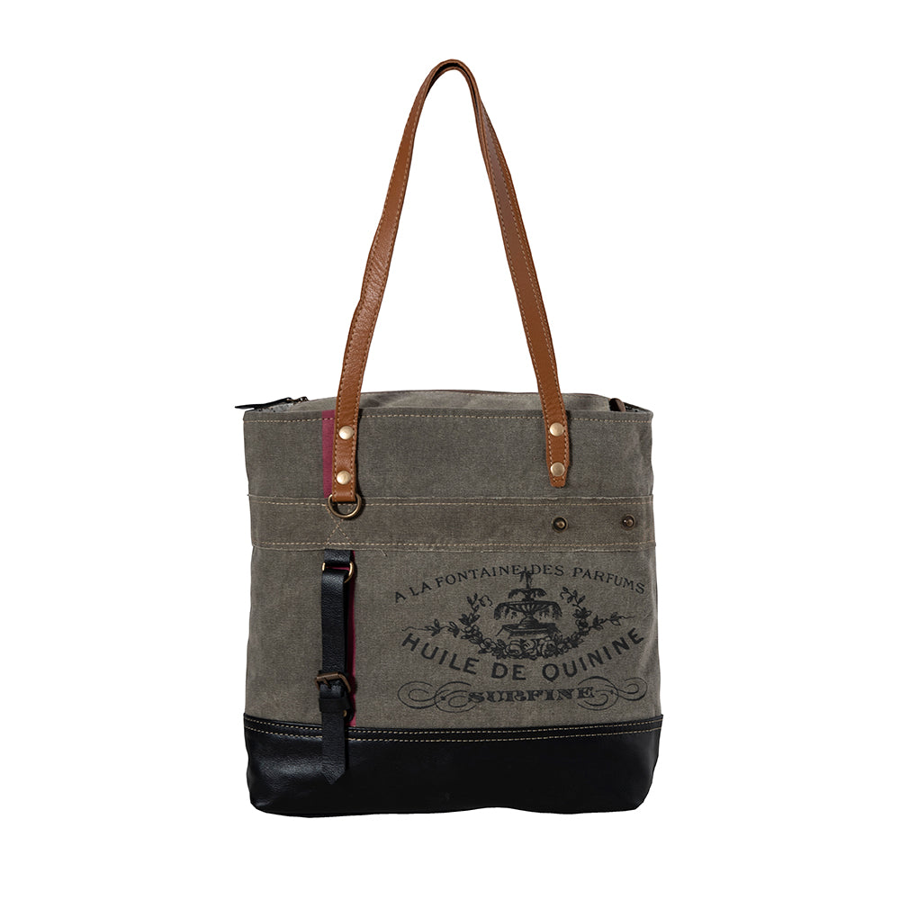 Fontaine de Parfums Gray Tote Bag - Myra USA