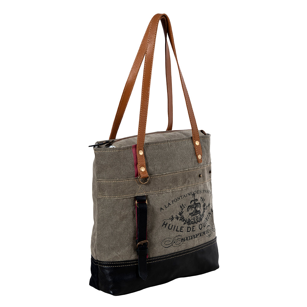 Fontaine de Parfums Gray Tote Bag - Myra USA