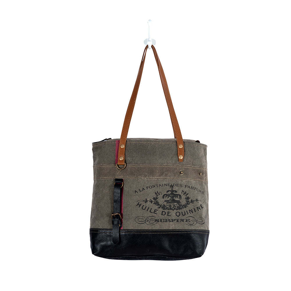 Fontaine de Parfums Gray Tote Bag - Myra USA