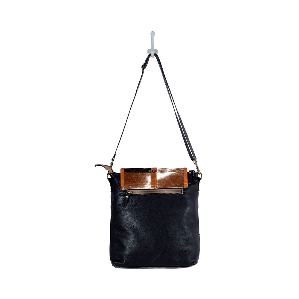 Tyler Ridge Leather Hairon Bag - Myra USA