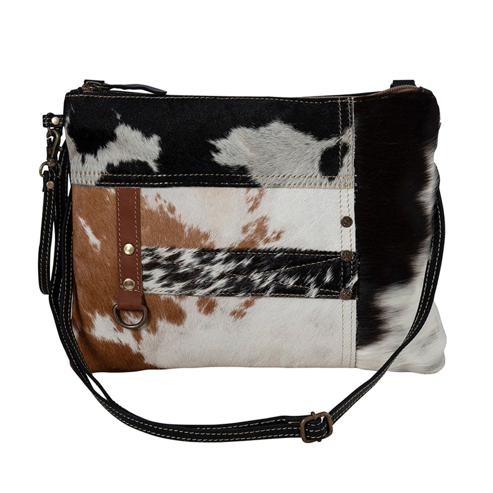 Tyler Ridge Hair-on Leather Bag - Myra USA