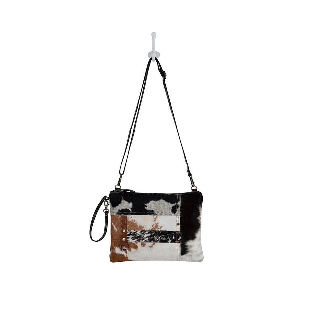 Tyler Ridge Hair-on Leather Bag - Myra USA