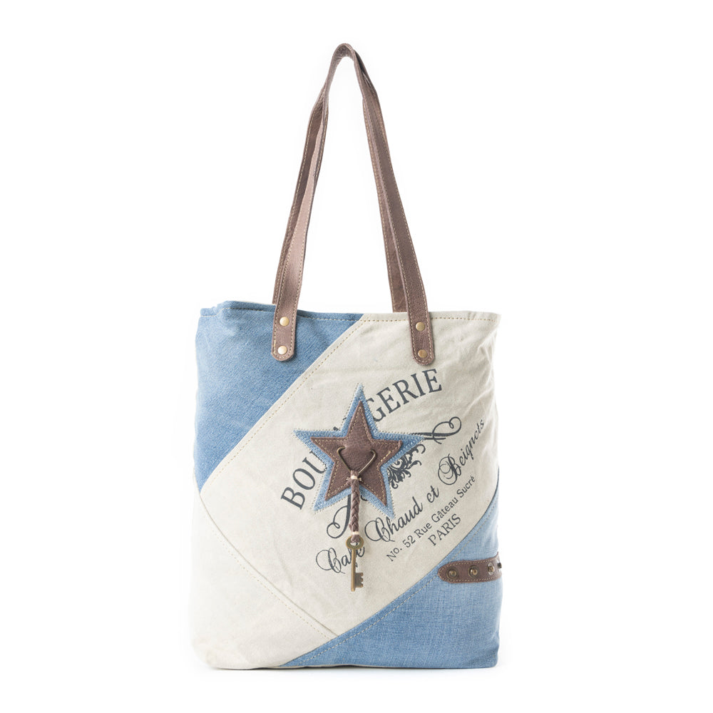 Blue Star Key Tote Bag - Myra USA
