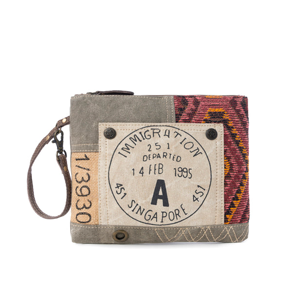 Singapore Port of Call Pouch - Myra USA