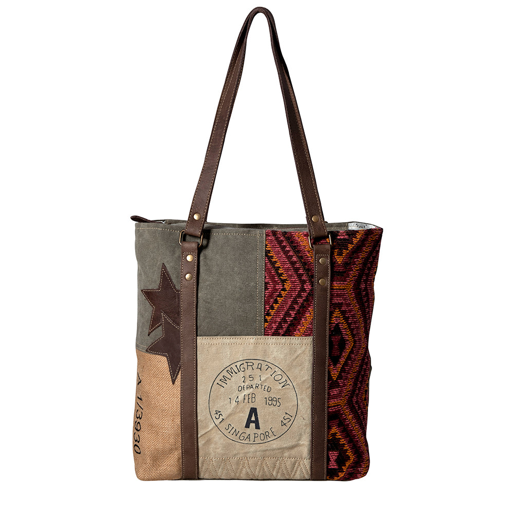 Singapore Port of Call Tote Bag - Myra USA