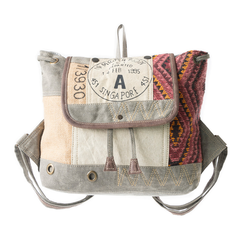 Singapore Port of Call Backpack Bag - Myra USA