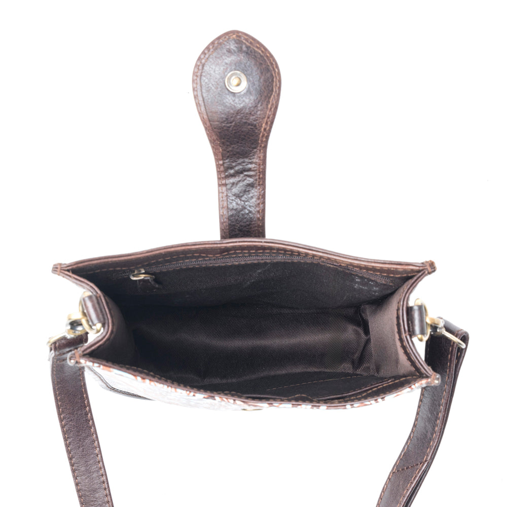 Delilah Creek Embossed Leather Bag - Myra USA