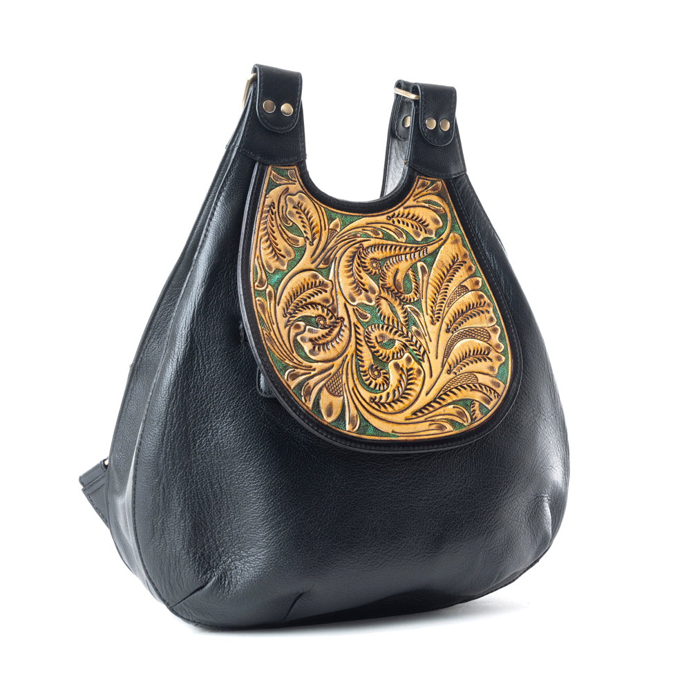 Minah Vista Hand-Tooled Bag - Myra USA
