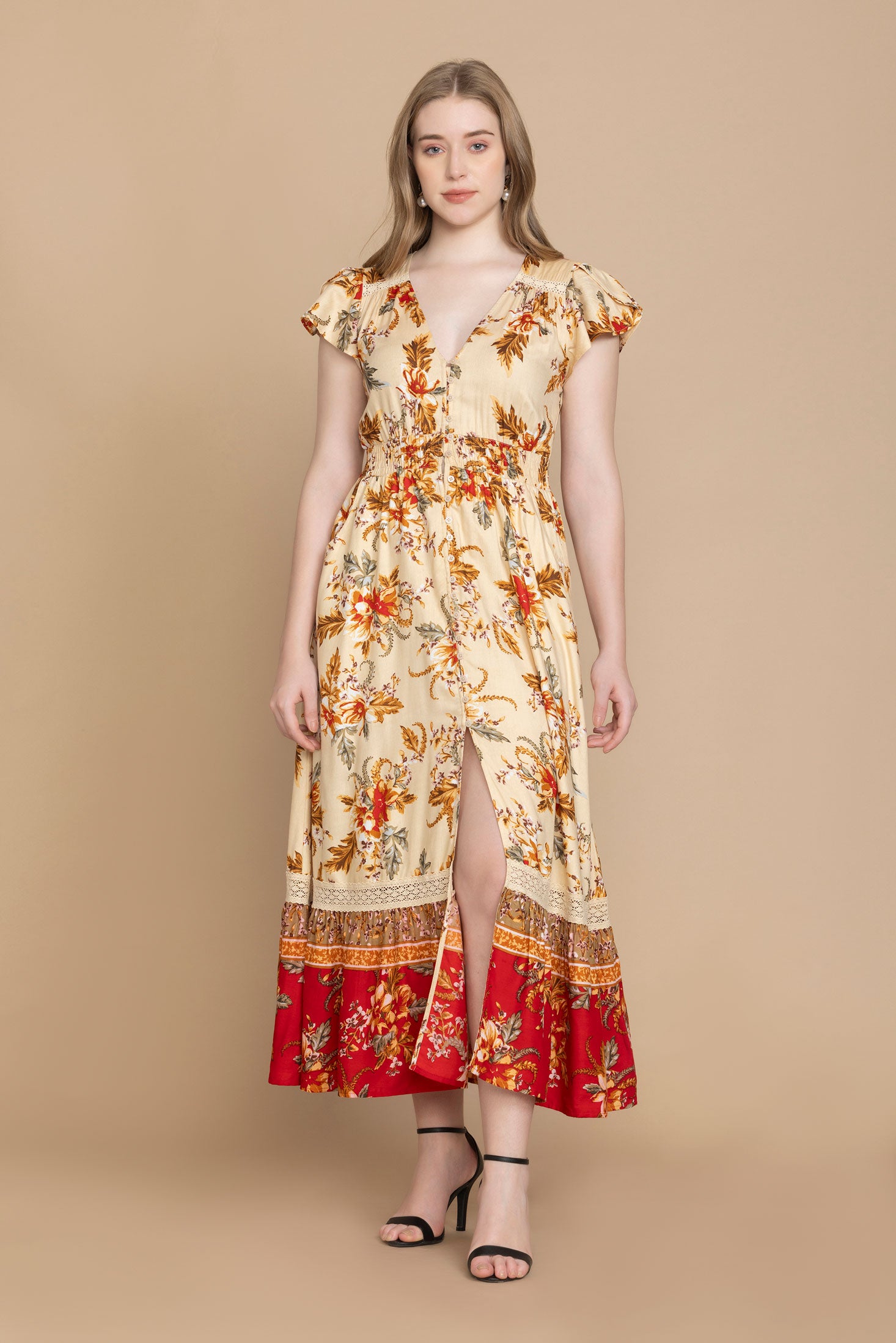Bohera Georgina Multi-Print Dress - Myra USA