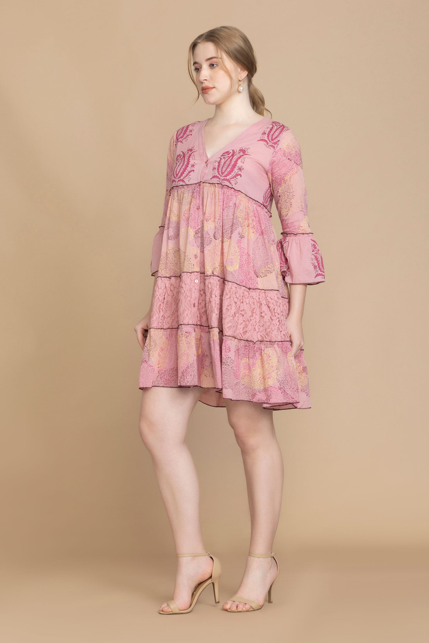 Pond Blossom Babydoll Dress - Myra USA