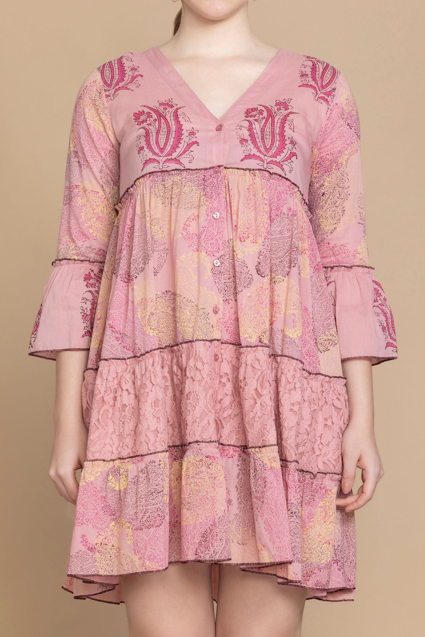 Pond Blossom Babydoll Dress - Myra USA