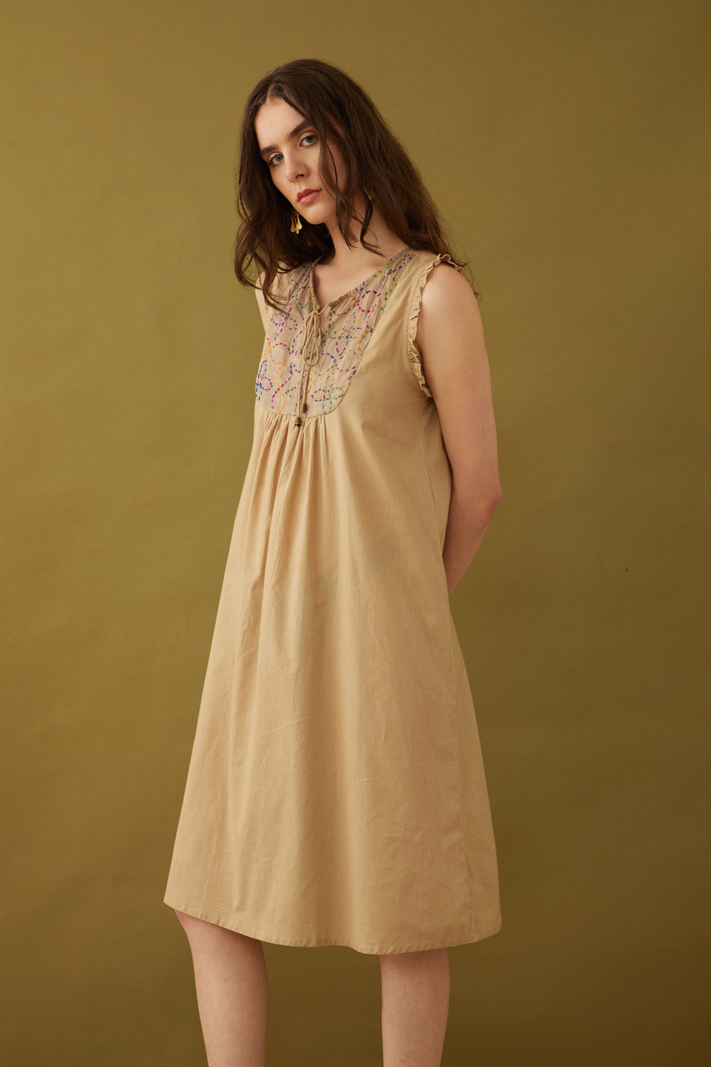 Carolynne Embroidered Dress - Myra USA