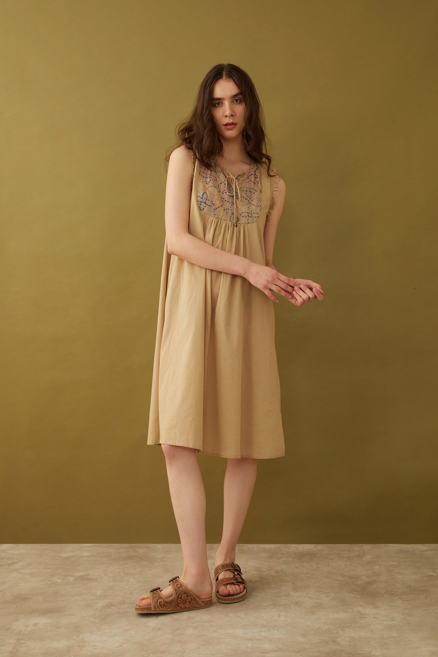 Carolynne Embroidered Dress - Myra USA