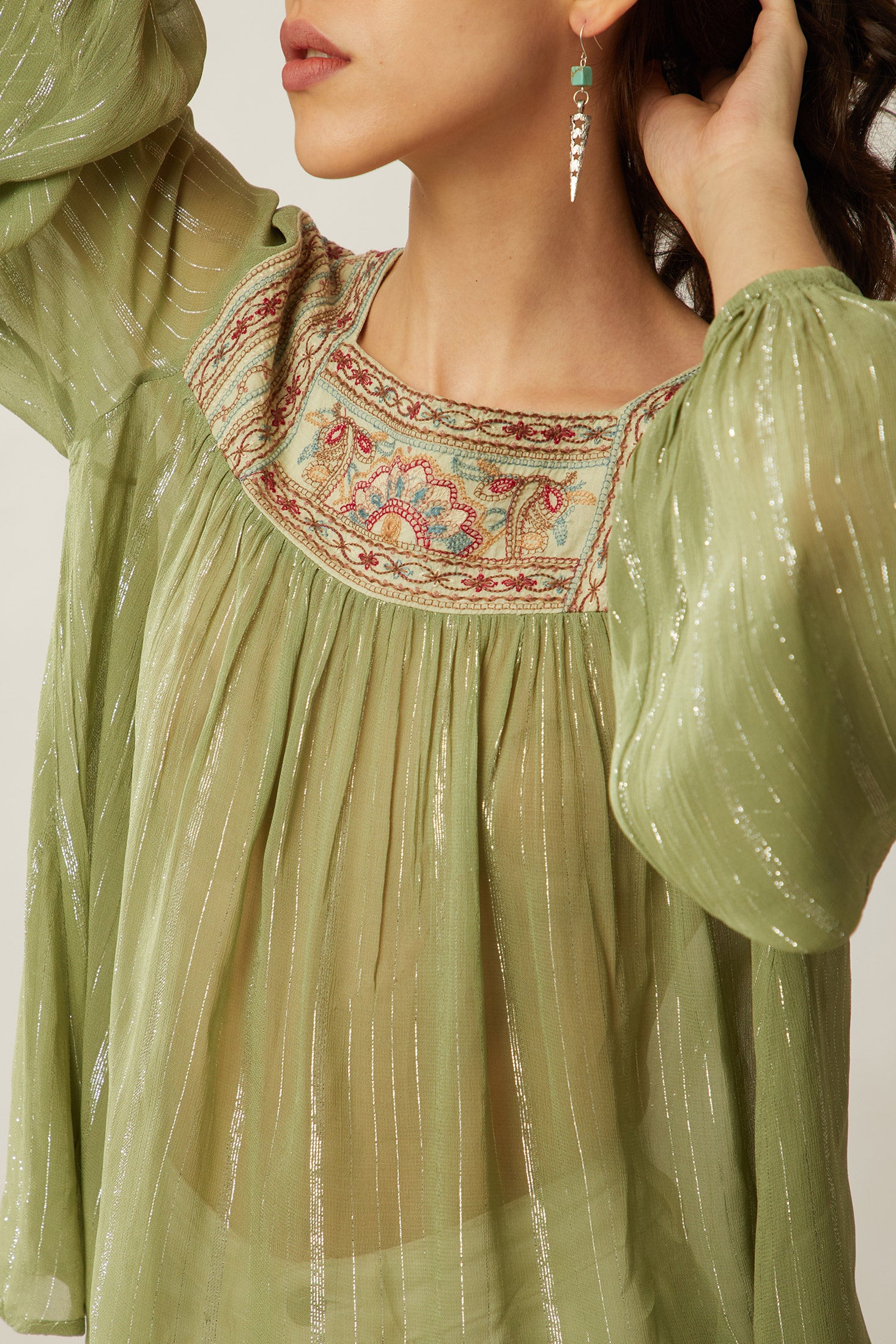Tammilyn Embroidered Top - Myra USA