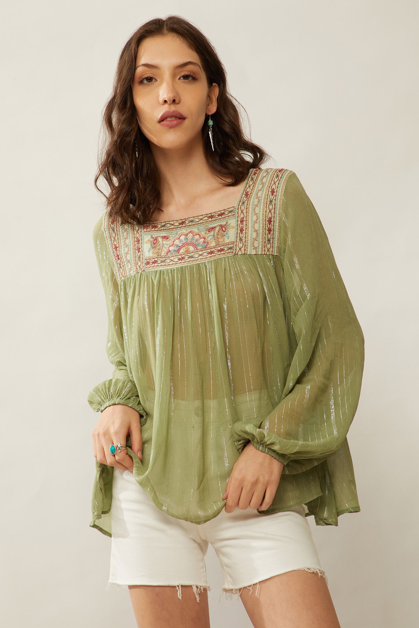 Tammilyn Embroidered Top - Myra USA