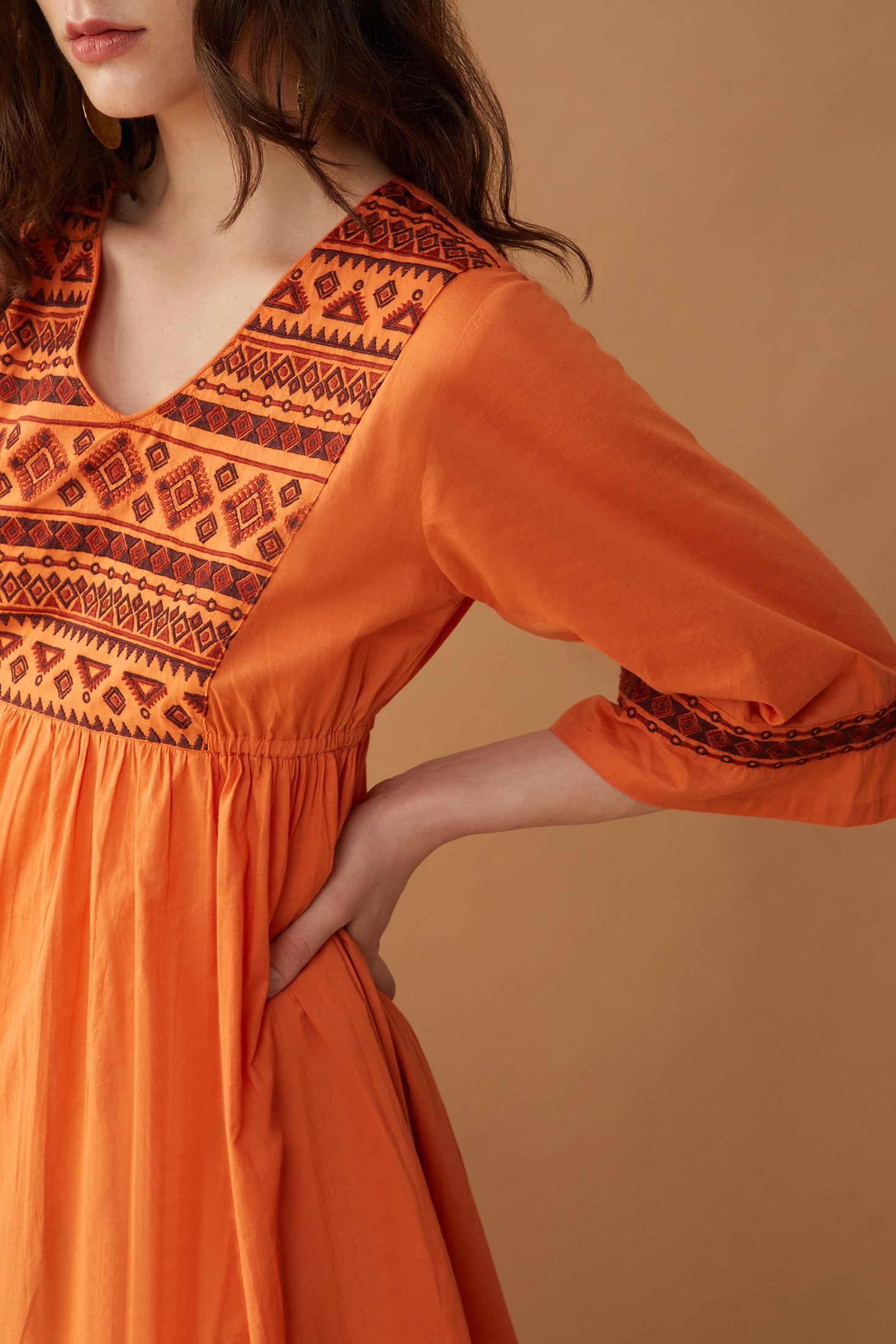 Sun Field Embroidered Dress - Myra USA