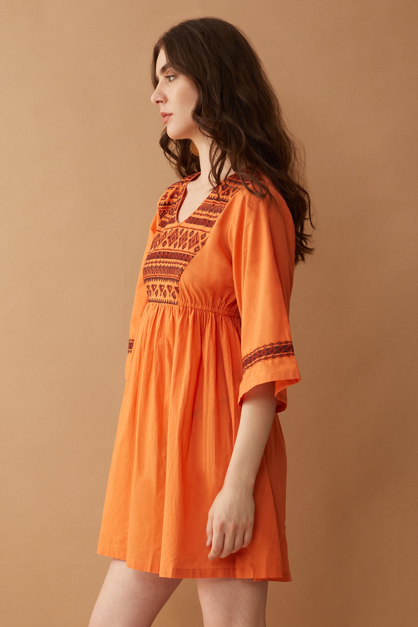 Sun Field Embroidered Dress - Myra USA