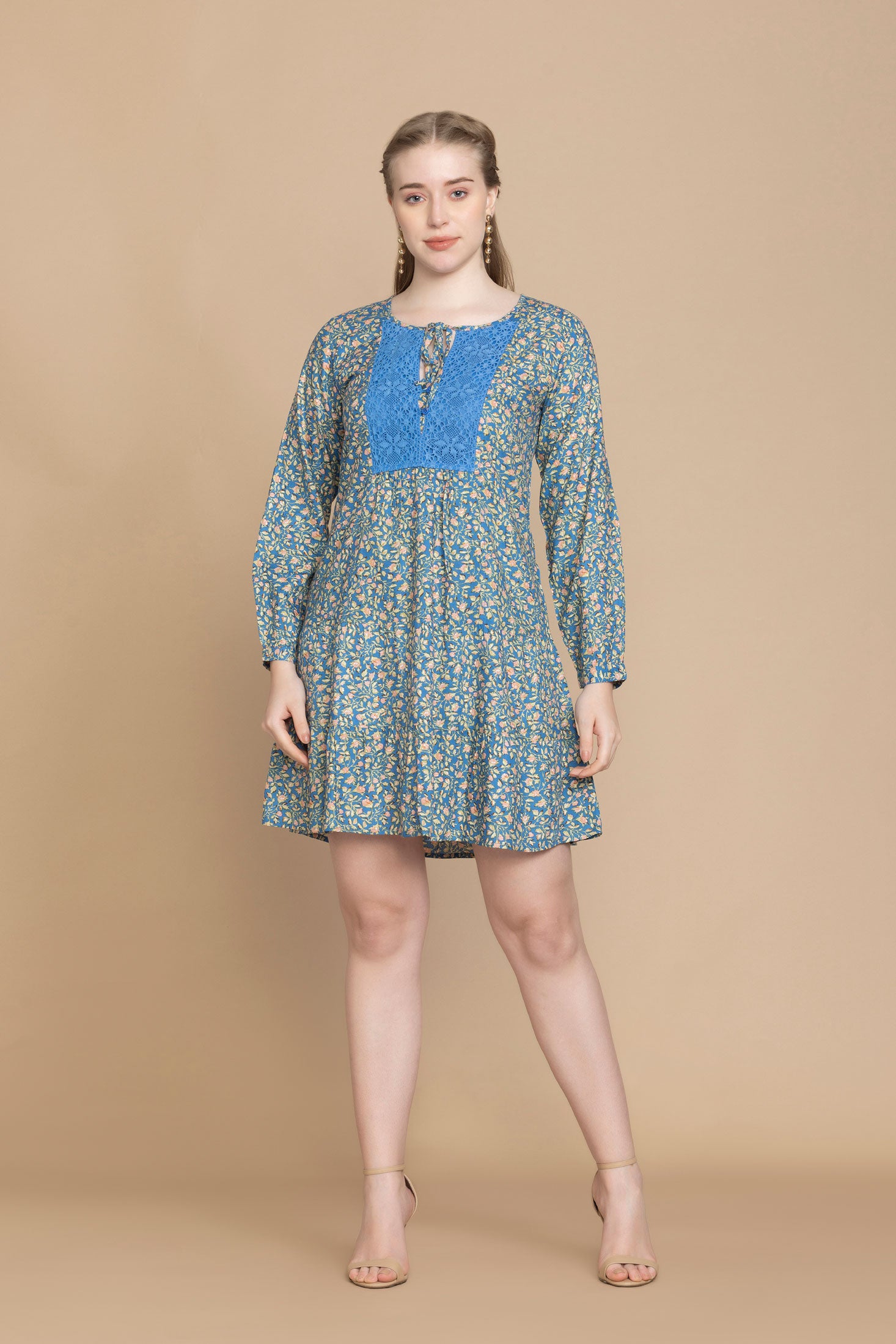 Bohera Tianna Lace Accent Blossom Sundress - Myra USA