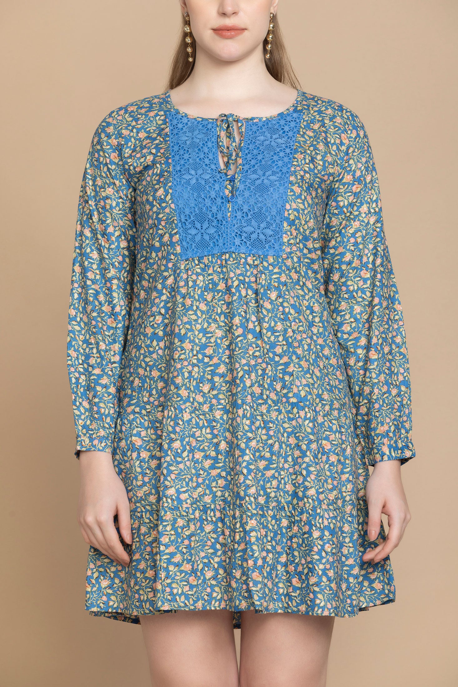 Bohera Tianna Lace Accent Blossom Sundress - Myra USA