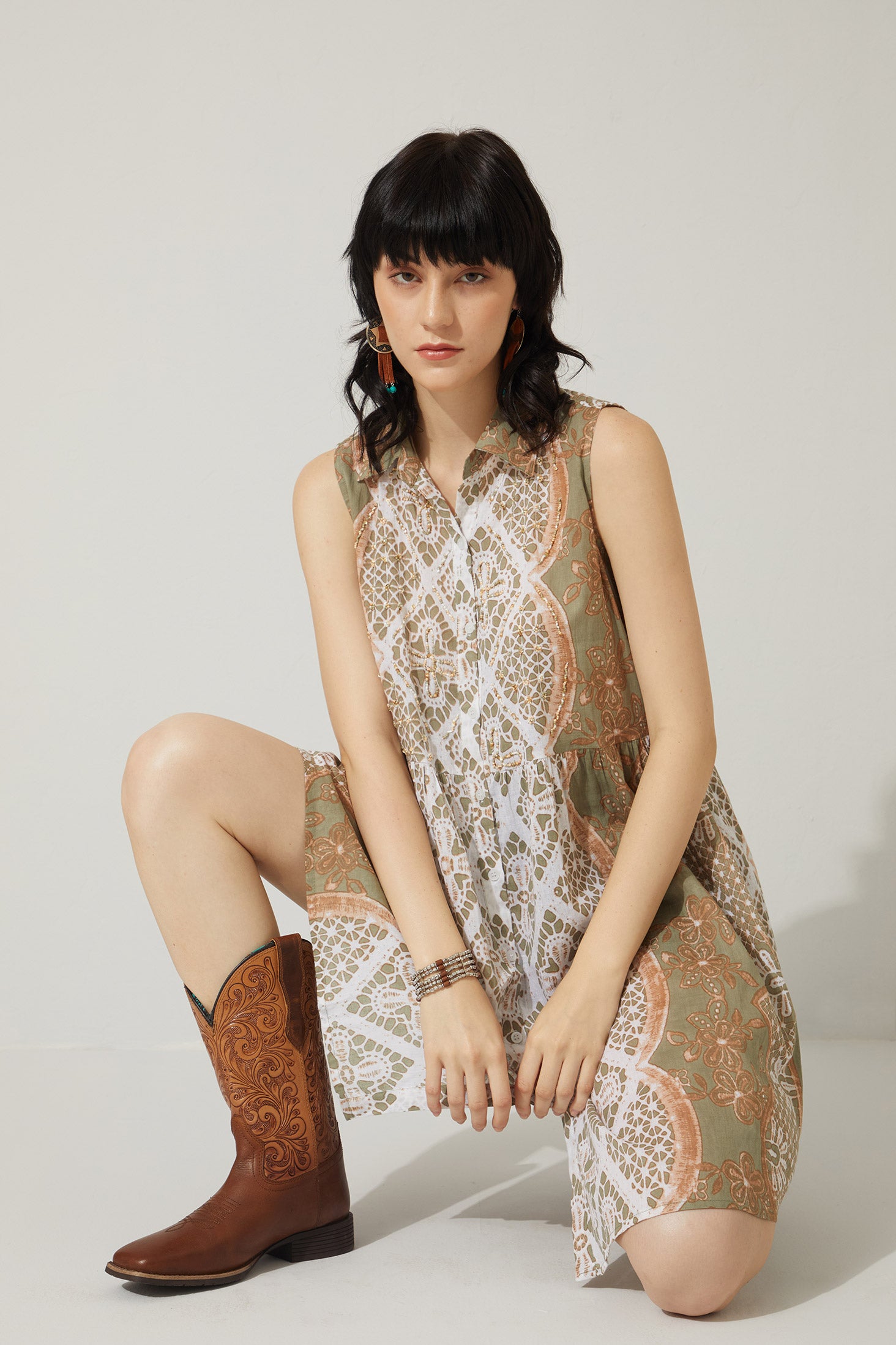 Bohera Zeeva Bead Accent Dress - Myra USA