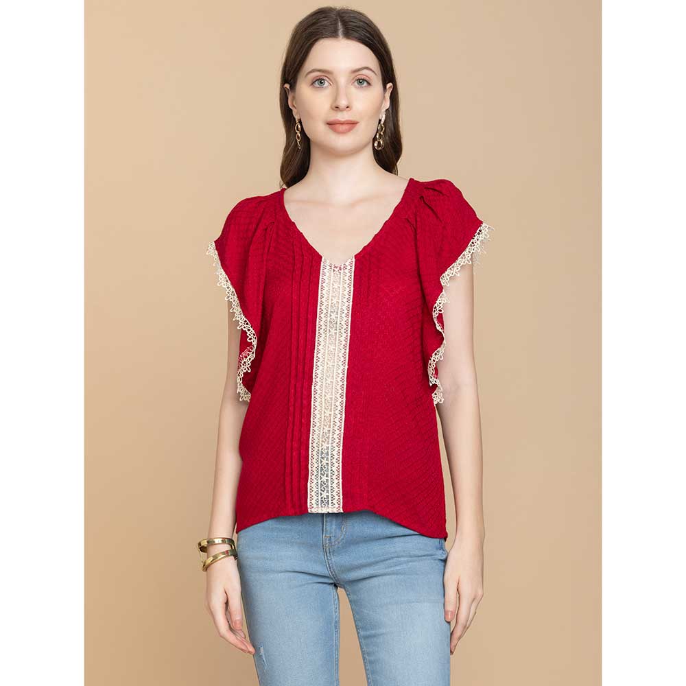 Bohera Shania Embroidered Lace Top Myra Bags