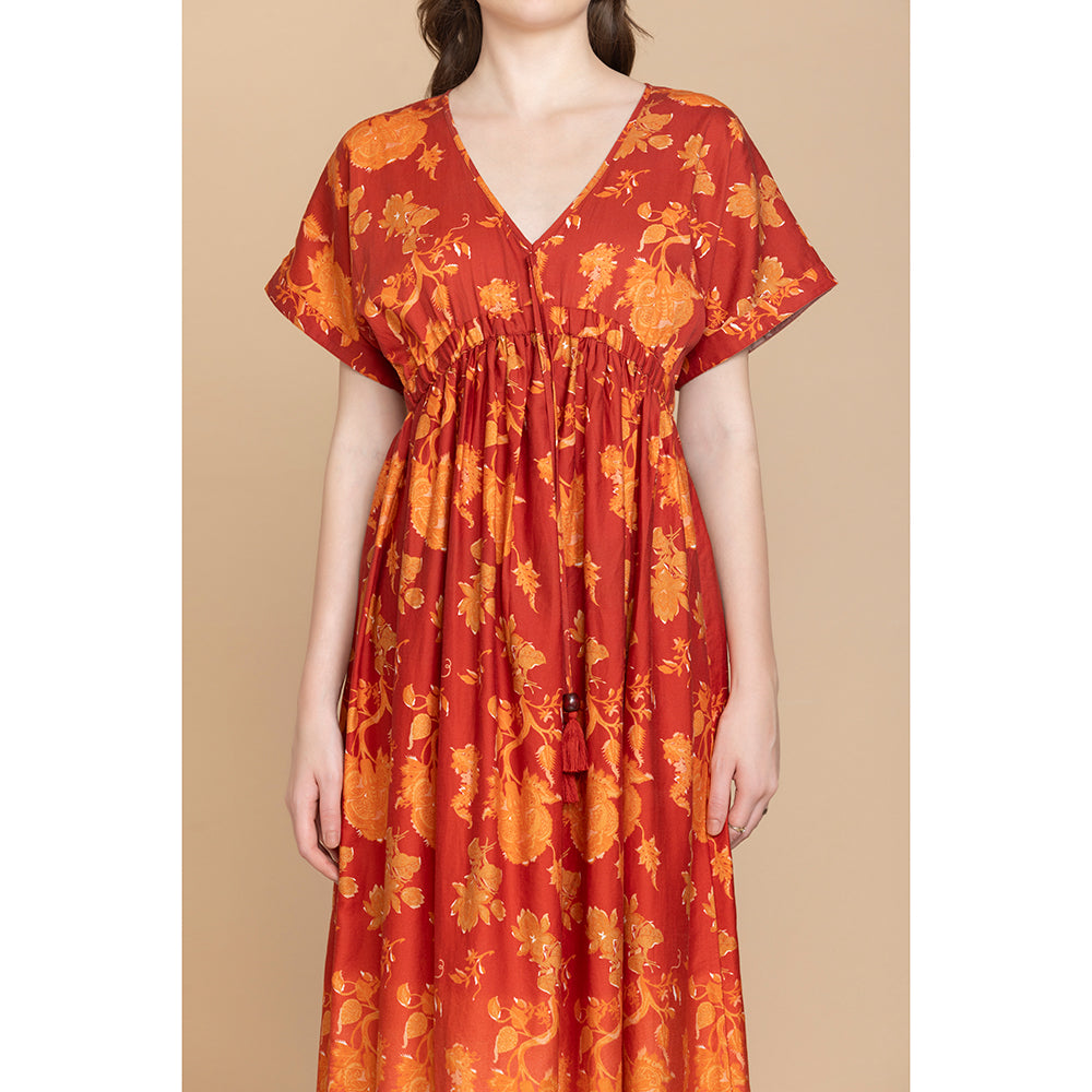 Bohera Krystal Dee Maxi Print Dress Myra Bags