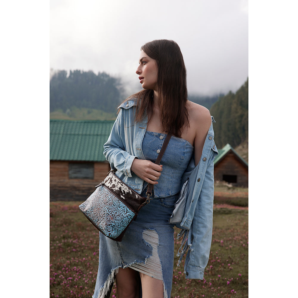 Delilah Creek Leather & Hairon Bag - Myra USA