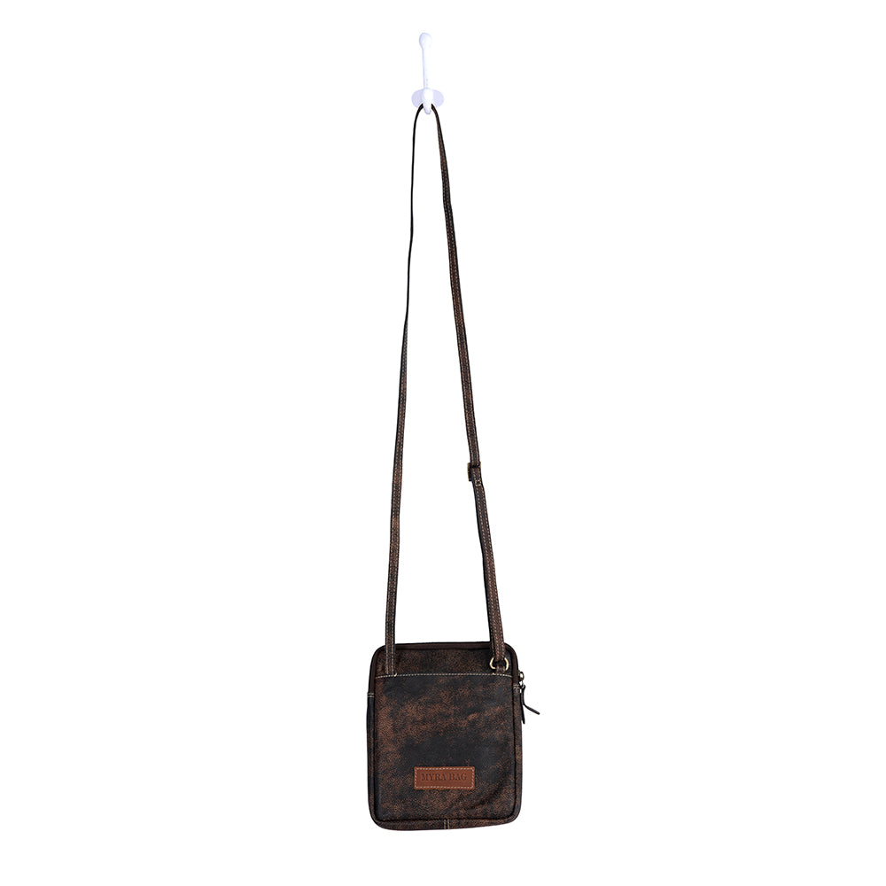 Santa Mesa Mini Leather & Hairon Bag in Light Hair-on Hide - Myra USA