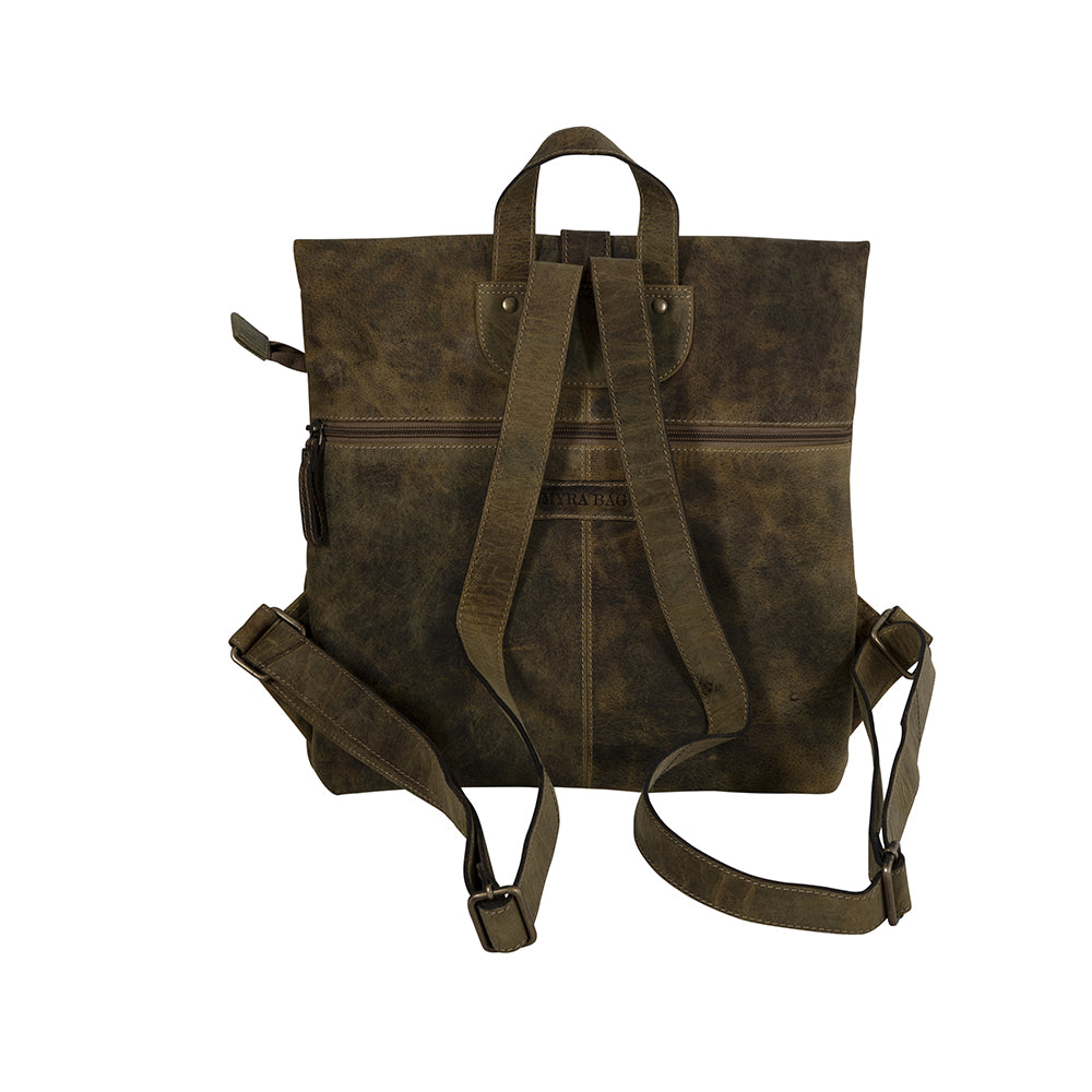 Gantry River Leather & Hairon Bag - Myra USA