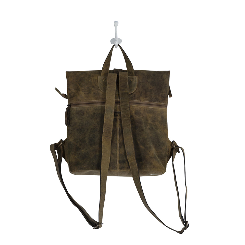 Gantry River Leather & Hairon Bag - Myra USA