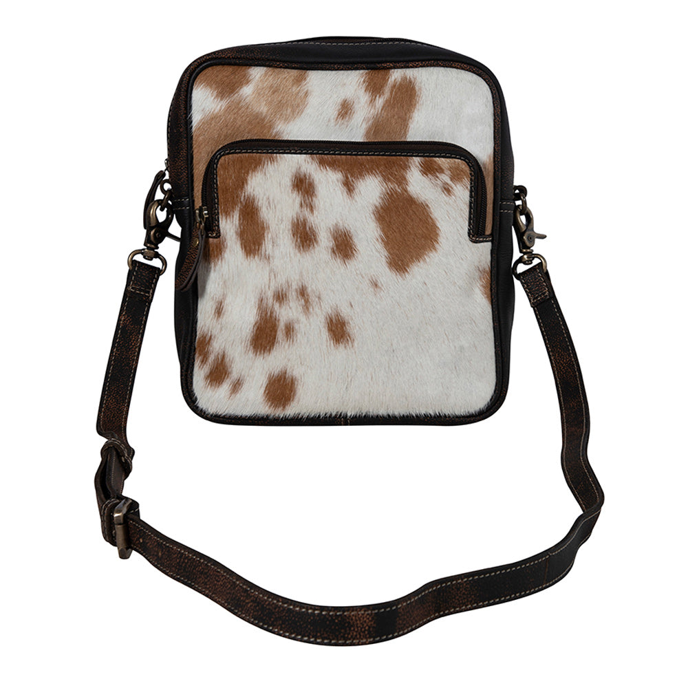 Silver Mine Leather & Hairon Bag - Myra USA