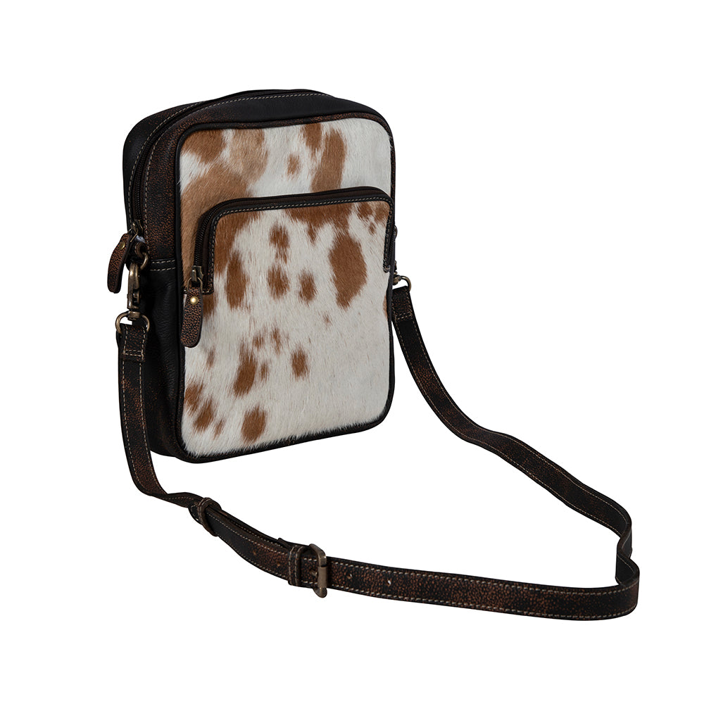 Silver Mine Leather & Hairon Bag - Myra USA