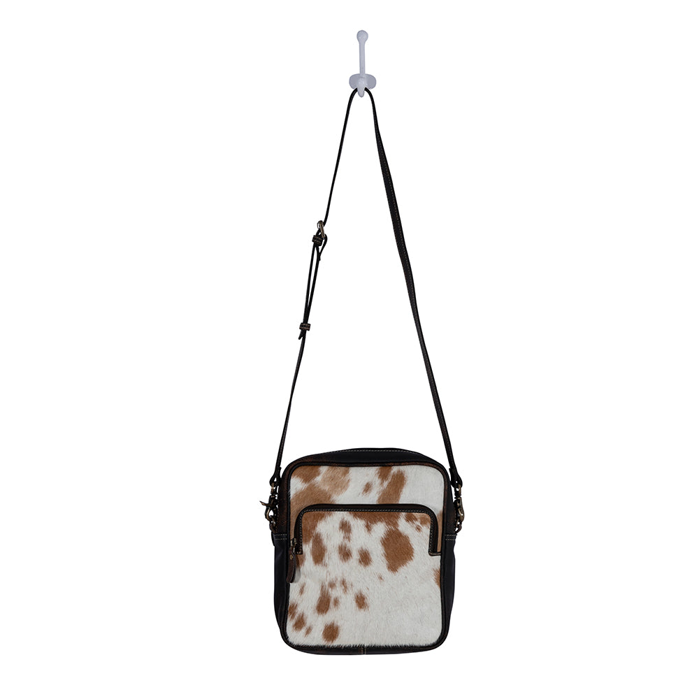 Silver Mine Leather & Hairon Bag - Myra USA