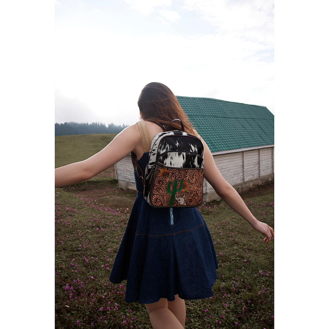 Saguaro Creek Hand-Tooled Bag - Myra USA