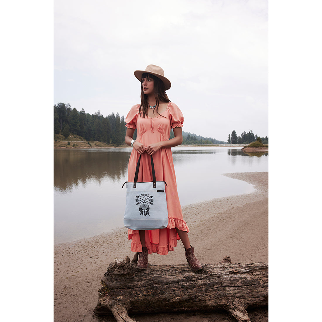 Stay Wild Moon Child Tote Bag - Myra USA