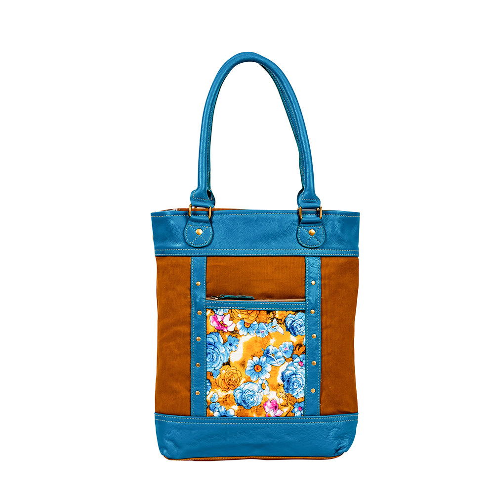 Blue Ridge Blooms Tote Bag - Myra USA