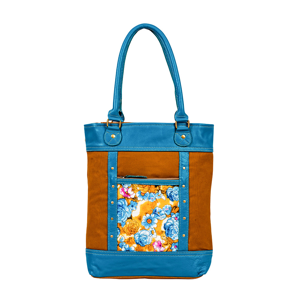 Blue Ridge Blooms Tote Bag - Myra USA