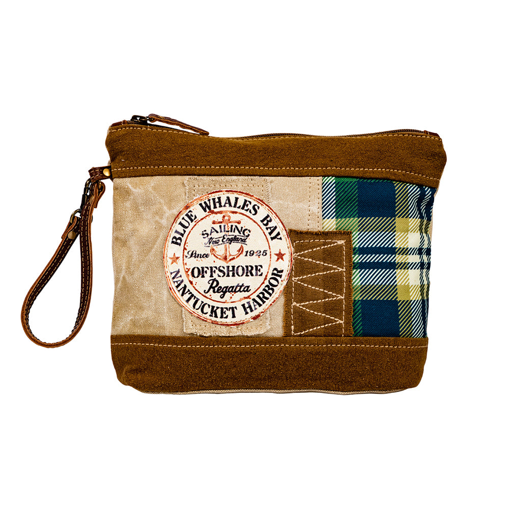 Blue Whales Bay Pouch - Myra USA