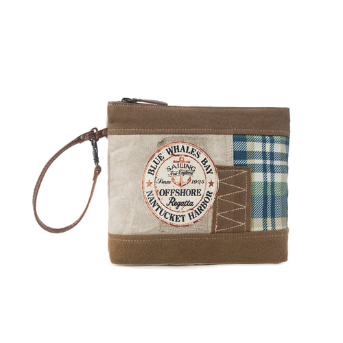 Blue Whales Bay Pouch - Myra USA