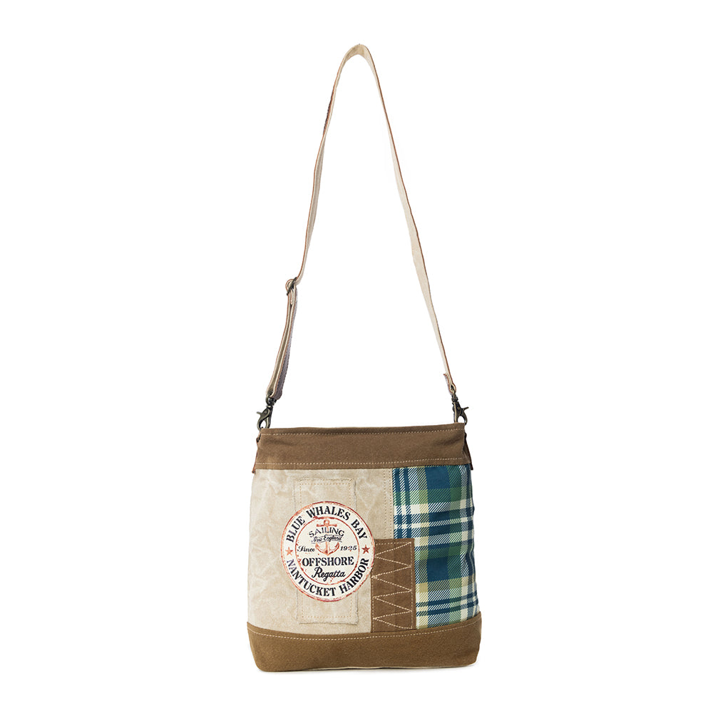Blue Whales Bay Shoulder Bag - Myra USA
