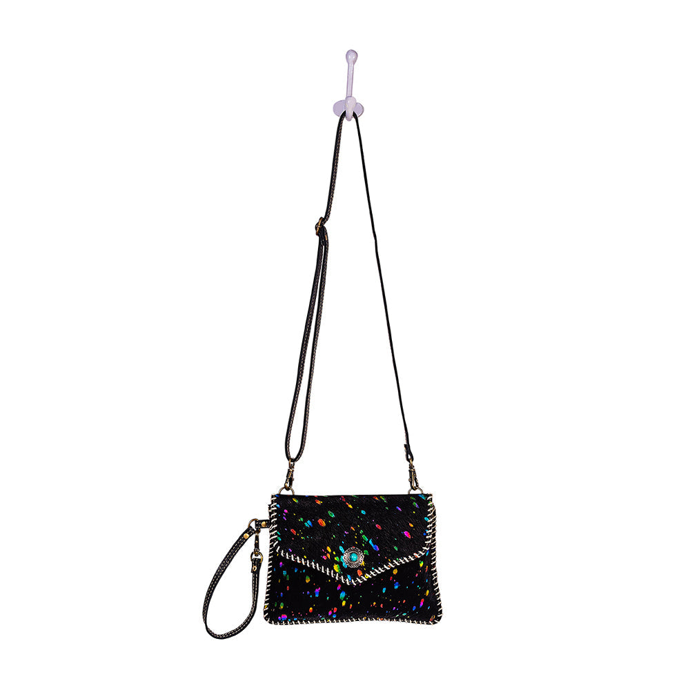 Galaxy Fire Leather & Hairon Bag - Myra USA