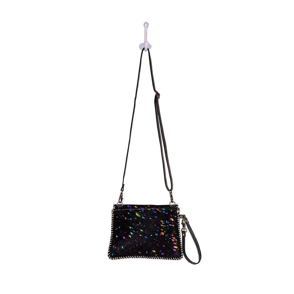 Galaxy Fire Leather & Hairon Bag - Myra USA