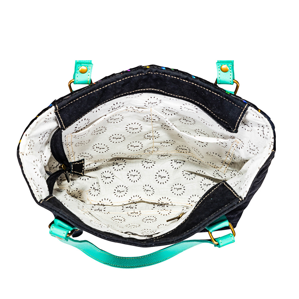 Galaxy Fire Tote Hand-Tooled Bag - Myra USA